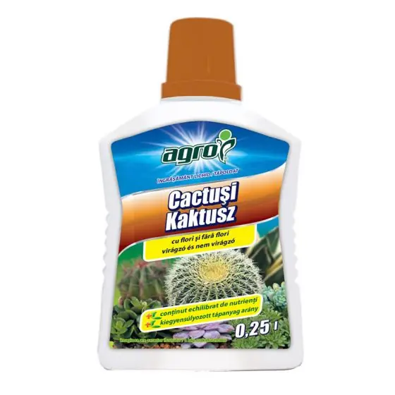 Ingrasamant lichid pentru cactusi si suculenti AGRO, 0.25 l Ofertă specială