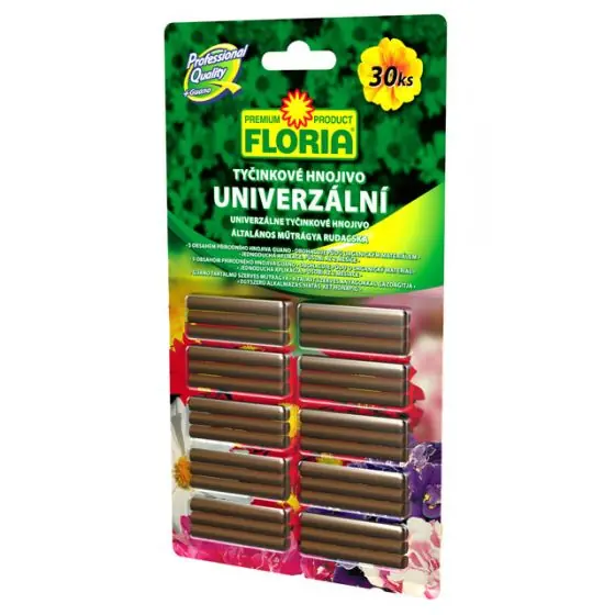 Ofertă de sezon Ingrasamant betisoare universal cu guano FLORIA, 30 buc