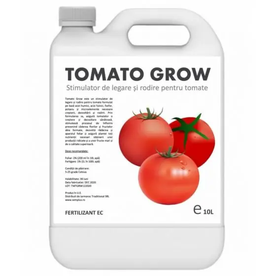 Stimulator de legare si rodire pentru tomate, Tomato Grow, 10 litri Disponibil imediat
