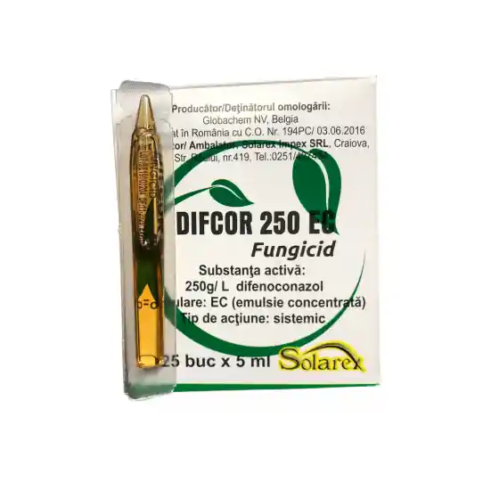Plată sigură Fungicid Difcor 250 EC, 5 ml