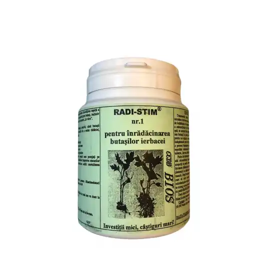 Preț promoțional Biostimulator inradacinare butasi ierbacei Radi Stim 1, 200 g, C.C.D. Bios Cluj, pudra