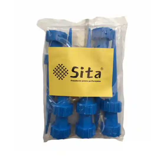 Discount Set picuratoare cu valva pentru irigare plante, albastru, Sita 515, 10 bucati