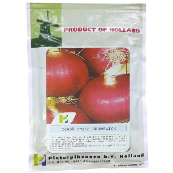 Popular Seminte ceapa rosie Brunswick, plic 25 grame