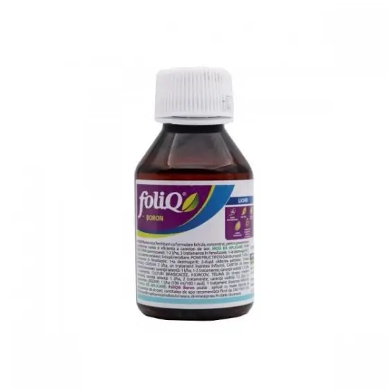 Fertilizant foliar, Foliq Boron, 100 ml Lichidare de stoc