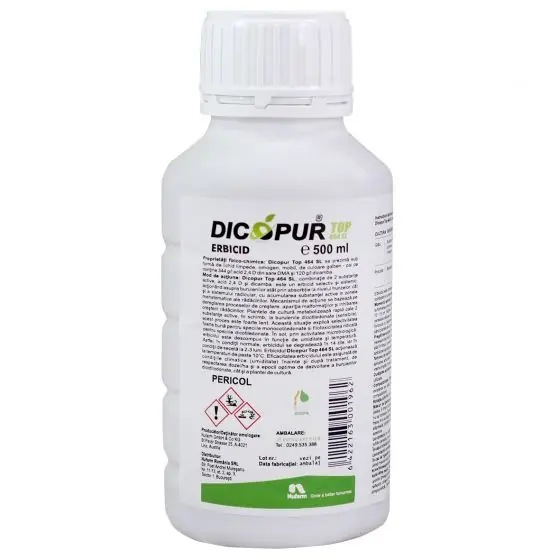 Premium Erbicid Dicopur Top 464 SL, 500 ml