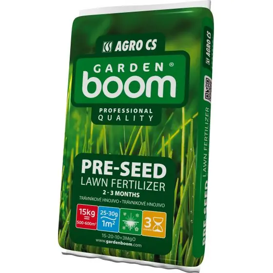 Ingrasamant gazon Garden Boom Pre Seed 15-20-10 3MgO, 15 kg Expediere rapidă
