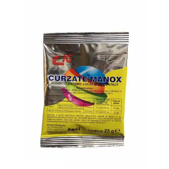 Fungicid Curzate Manox, 25 grame Plată securizată