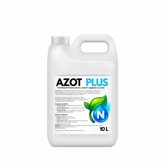Promoție Fertilizant foliar Azot Plus, 10 l, SemPlus, pentru culturi vegetale