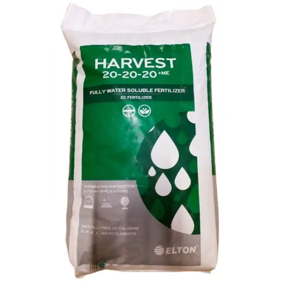Ingrasamant Harvest 20-20-20 + ME, 2 kg, Elton, foliar Plată securizată