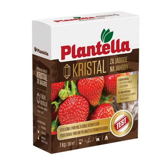 Ingrasamant capsuni, 1 kg, Plantella, cristale solubile în apa Chilipir
