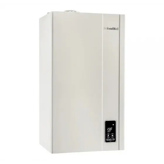 Centrala termica pe gaz/GPL in condensare Fondital Formentera KRB 32 kW, doar incalzire, vana cu 3 cai incorporata, interfata touchscreen, Clasa A Ofertă limitată