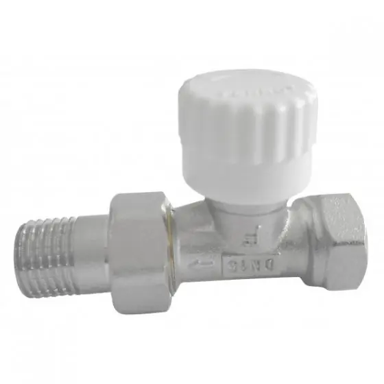 Robinet Termo Drept 1/2", Ferro Plată securizată