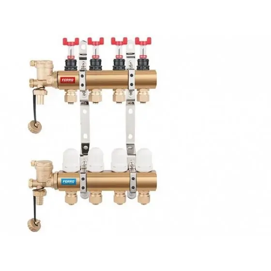 Dist. Alama Debitmetre 2 Cai Cu Rac. Tv Multistrat 16X1/2", Ferro Retur gratuit
