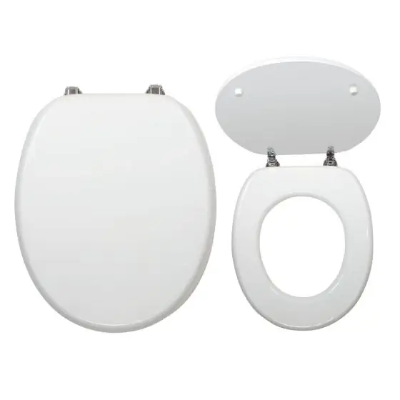 Chilipir Capac Wc Mdf Alb, Ferro
