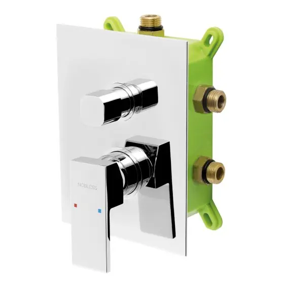 Baterie Ingropata Cada Dus 3 Iesiri Edge, Ferro Reducere specială