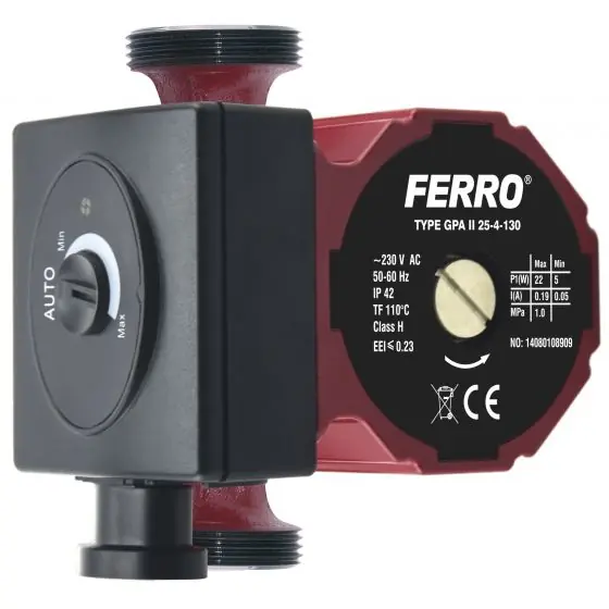 Pompa De Circulatie Gpa Ii 25-4 130, Ferro Reducere extra