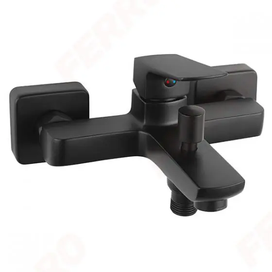Reduceri Baterie Perete Cada/Dus Vitto Verdeline Negru Fara Accesorii, Ferro