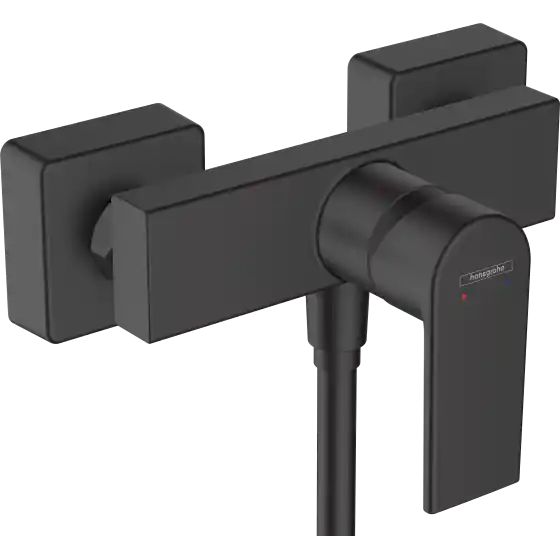 Bestseller Baterie Perete Dus Negru Mat, Hansgrohe Vernis Shape