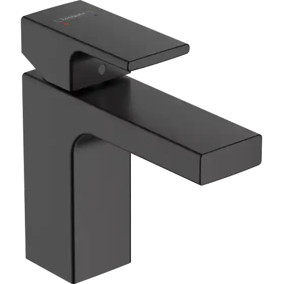 Baterie Lavoar Ventil Pop-Up Negru Mat, Hansgrohe Vernis Shape 100 Reducere specială