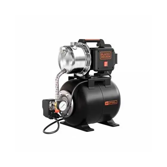 Disponibil imediat Hidrofor udat gradina Black+Decker 1100W 4600 l/h 24 l - BXGP1100XBE