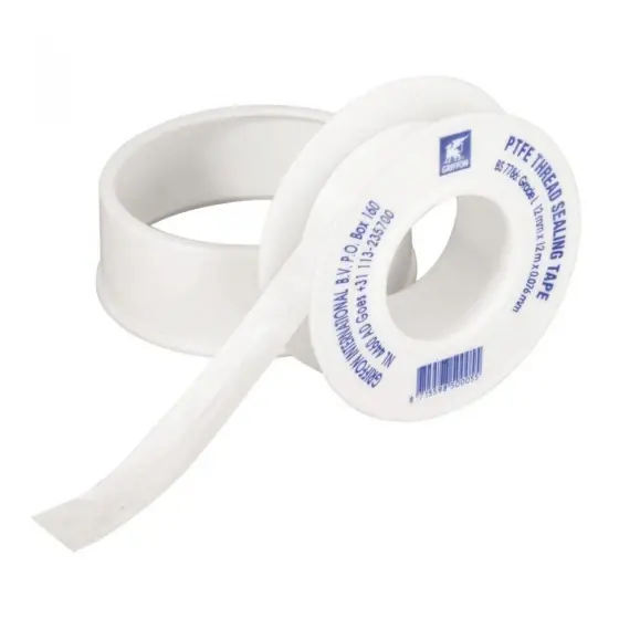 Bandă de Teflon GRIFFON, 12mx12mmx0,076mm Ofertă specială