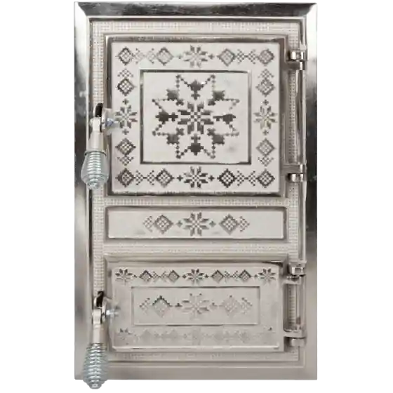 Super ofertă Usa Soba Monobloc Motive Romanesti Nichelata