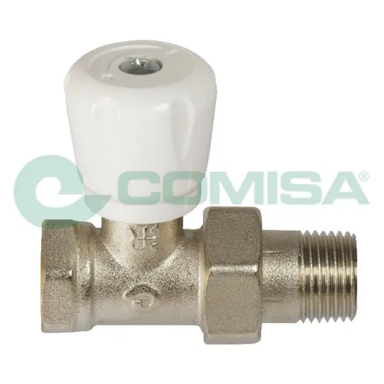 Robinet Radiator Drept 1/2", Comisa Reducere