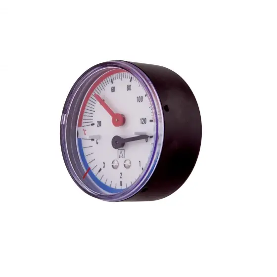Termomanometru Axial Tm80 10Bar 0/+120C, Afriso Reducere de preț