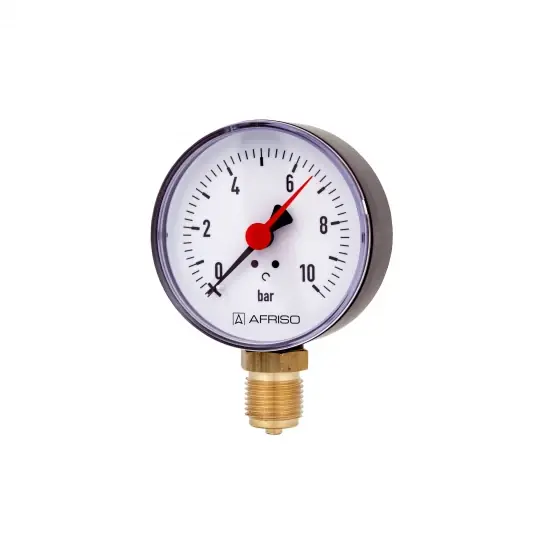 Manometru Radial Metalic Rf100 D201 10 Bar 1/2", Afriso Reducere specială