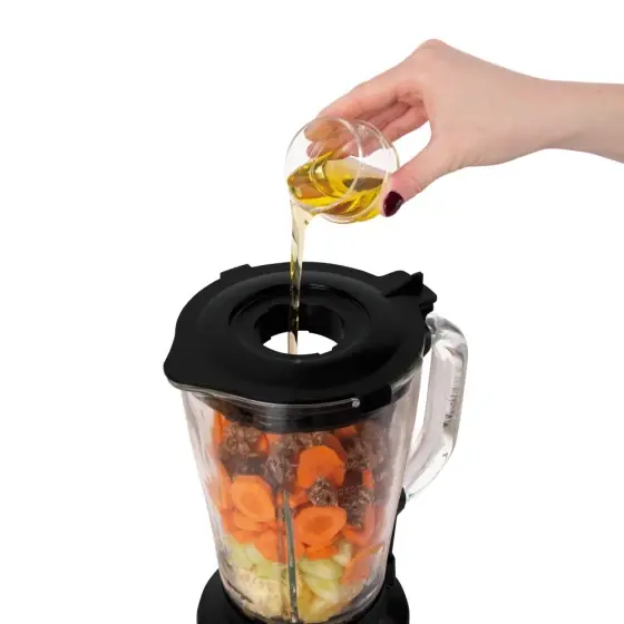 Blender de masă cu cană din STICLĂ 1,5 L, 1000 W, carbon pro - BH/9697 Calitate înaltă