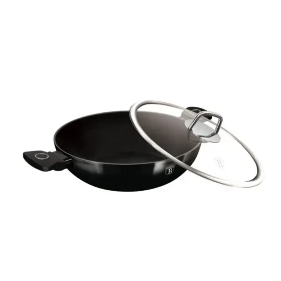 Promoție Wok cu capac, 30 cm, Black Vantage Collection - BH/8219