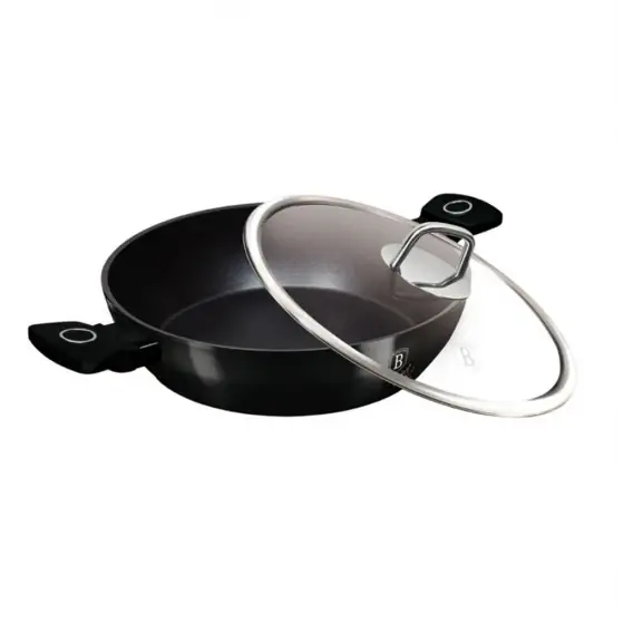 Cratiță joasă cu capac, 30 cm, Black Vantage Collection - BH/8223 Ofertă exclusivă