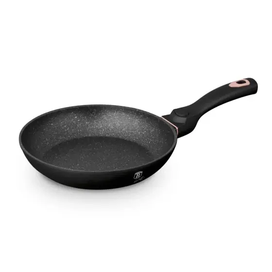 Tigaie, 24 cm, cu mâner detașabil, colecția Black Rose - BH/1951NO-6 Plată sigură