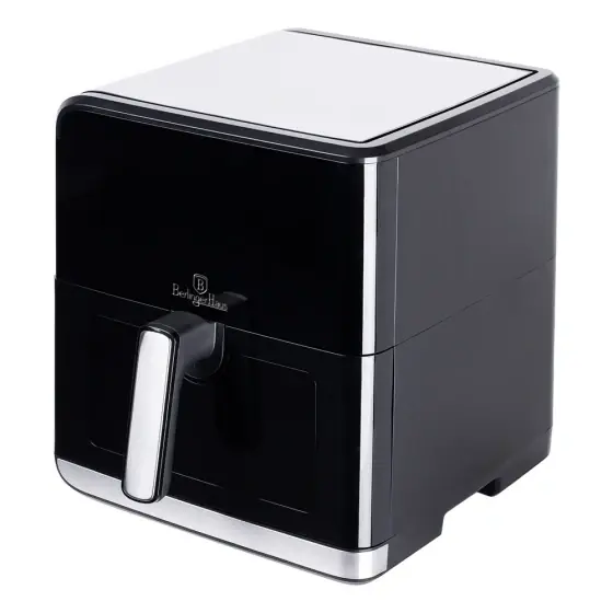 Retur gratuit Friteuză cu aer, 7,5 L, fereastră vizibilă, negru - BH/9470
