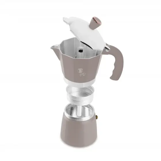 Ofertă exclusivă Cafetieră, 3 cești, taupe mat - BH/8568N