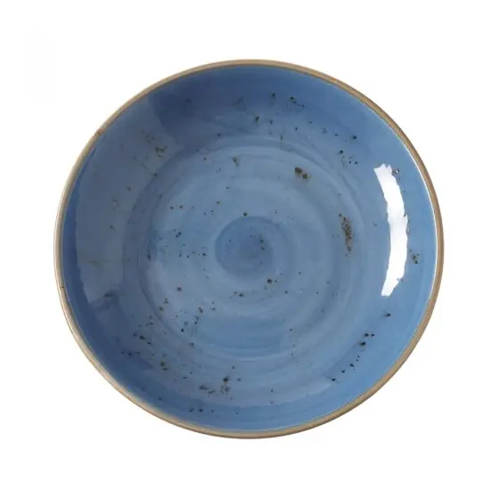 Bol de mica adancime albastru, 250 mm Noutate