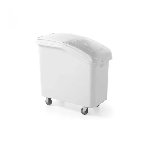 Container pentru alimente uscate, 98 lt, echipat cu capac si 4 roti, Amerbox, 394x749x(H)711 mm Super ofertă