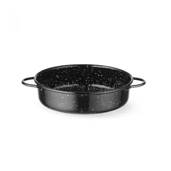 Vas de gatit tip caserola cu finisaj emailat, ⌀160x(H)45mm Reducere specială