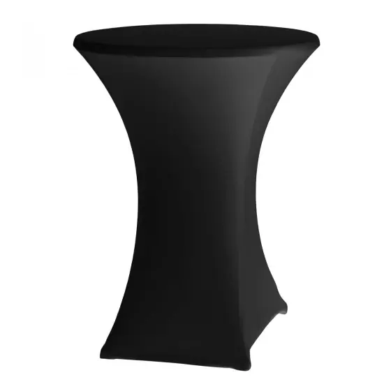 Husa pentru masa de cockteil, Negru, Hendi, ø850x(h)1150 mm Noutate