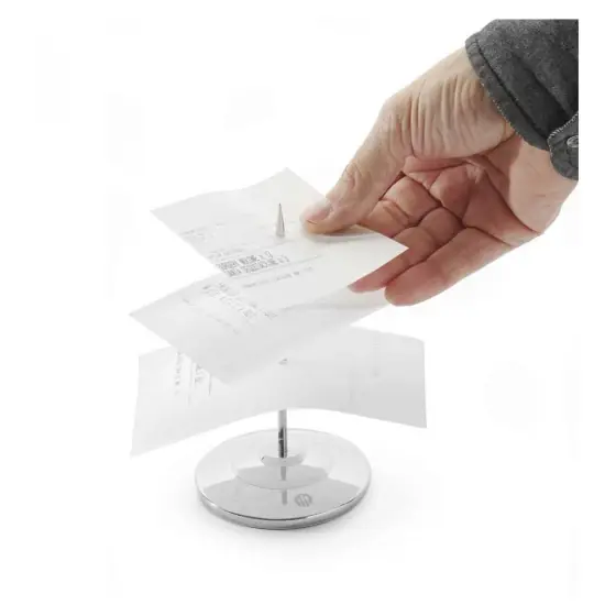 Reducere Suport pentru bonuri/comenzi pentru restaurant, Inox, Hendi, 80x(H)150 mm
