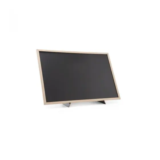 Plată sigură Tabla neagra cu suport si rama de lemn 300x400 mm Hendi