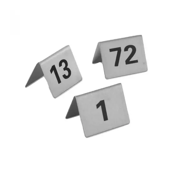 Ofertă exclusivă Semn Hendi pentru masa - numere 1-12, 55x52x(H)35 mm