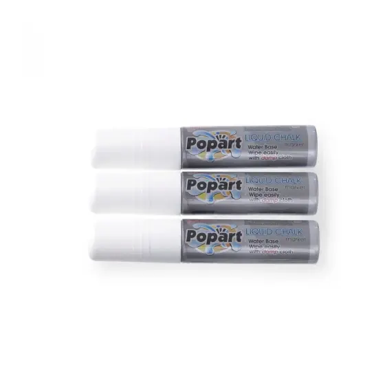 Cumpără acum Set 3 Markere Hendi albe (15 mm) pentru tabla
