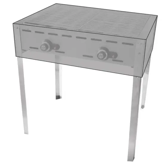 Husa protectie pentru grill barbeque, 300x450x(h)150 mm, PEVA, rezistent UV Retur ușor