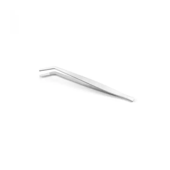 Penseta cu varf curbat, (L)240 mm, inox, pentru peste /manevrare produse fierbinti / decorare, Hendi Promoție