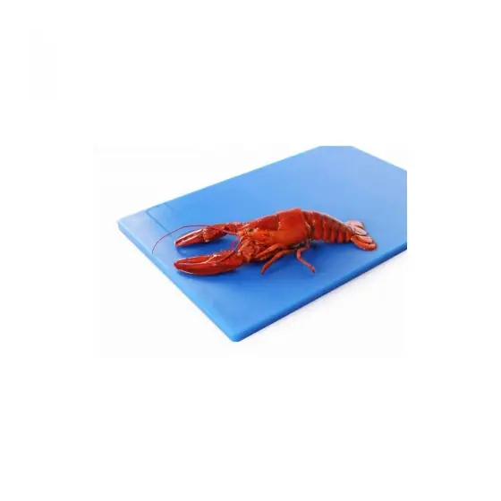 Tocator albastru 60x40x1.8 cm, Hendi, polietilena HDPE 500, respecta normele de igiena HACCP Preț promoțional