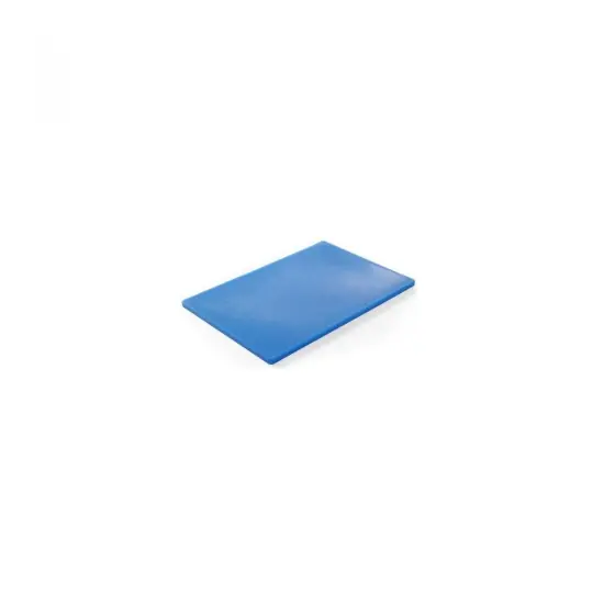 Mai ieftin Tocator albastru 450x300x12.7 mm, polietilena HDPE 500, Hendi, cu 2 fete pentru taiere, respecta normele de igiena HACCP