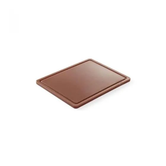 Mai ieftin Tocator maro, GN 1/1 - 530x325X(H)15 mm, polietilena HDPE 500, Hendi, cu 2 fete taiere, potrivit si pt uz profesional