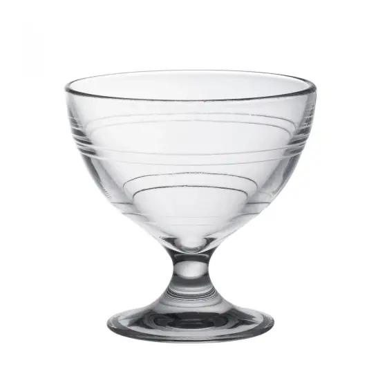 Calitate înaltă Pahar inghetata GIGOGNE, Duralex, 0,25L,din sticla transparent, set 6 buc, ø100x(H)100mm