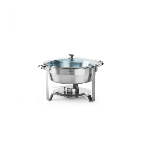Chafing dish rotund, inox, 390x(H)270 mm, 3.5 litri, Hendi Cumpără online